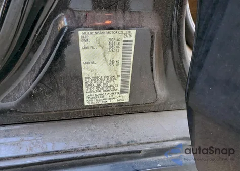 2017 Nissan Altima 3.5Sl z USA, uszkodzony, nr VIN 1N4BL3AP9HC129979